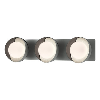 Brooklyn Brooklyn 3-Light Straight Double Shade Bath Sconce in Vintage Platinum (39|201378-SKT-82-10-GG0711)