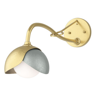 Brooklyn Brooklyn 1-Light Double Shade Long-Arm Sconce in Modern Brass (39|201377-SKT-86-82-GG0711)