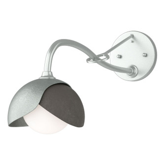 Brooklyn Brooklyn 1-Light Double Shade Long-Arm Sconce in Vintage Platinum (39|201377-SKT-82-07-GG0711)