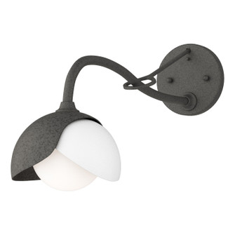 Brooklyn Brooklyn 1-Light Double Shade Long-Arm Sconce in Natural Iron (39|201377-SKT-20-02-GG0711)
