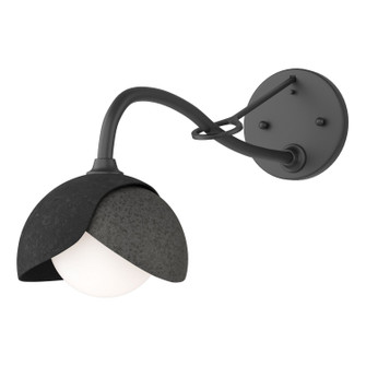 Brooklyn Brooklyn 1-Light Double Shade Long-Arm Sconce in Black (39|201377-SKT-10-20-GG0711)
