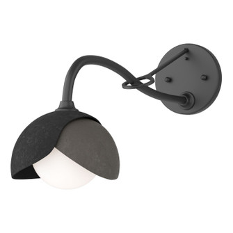 Brooklyn Brooklyn 1-Light Double Shade Long-Arm Sconce in Black (39|201377-SKT-10-07-GG0711)