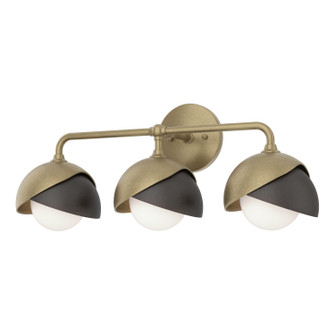 Brooklyn Brooklyn 3-Light Double Shade Bath Sconce in Soft Gold (39|201375-SKT-84-14-GG0711)