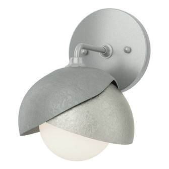 Brooklyn Brooklyn 1-Light Double Shade Bath Sconce in Vintage Platinum (39|201374-SKT-82-85-GG0711)