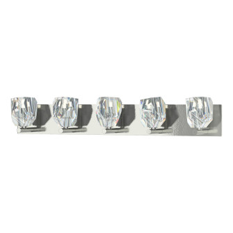 Gatsby Five Light Bath Sconce in Sterling (39|201323-SKT-85-CR)