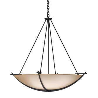 Compass Three Light Chandelier in Black (39|194531-SKT-10-SS0170)
