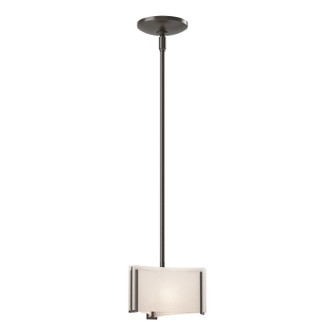 Exos Glass One Light Mini Pendant in Oil Rubbed Bronze (39|188100-SKT-MULT-14-BB0156)