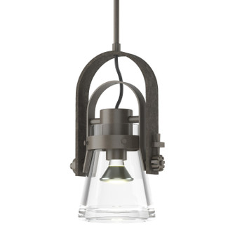 Erlenmeyer One Light Mini Pendant in Dark Smoke (39|187200-SKT-MULT-07-ZM0467)