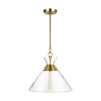 Atlantic One Light Pendant in Burnished Brass (454|CP1031BBS)