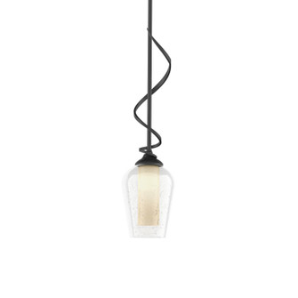 Flora One Light Mini Pendant in Black (39|183030-SKT-MULT-10-ZS0354)
