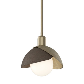 Brooklyn Brooklyn Double Shade Mini Pendant in Soft Gold (39|181183-SKT-MULT-84-05)