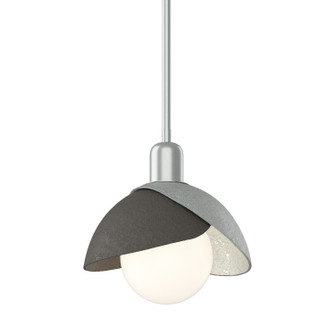 Brooklyn Brooklyn Double Shade Mini Pendant in Vintage Platinum (39|181183-SKT-MULT-82-07)