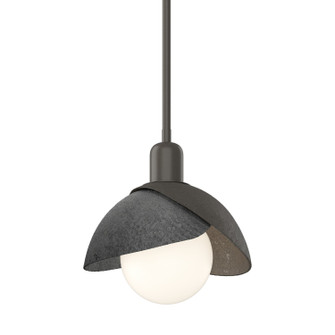 Brooklyn Brooklyn Double Shade Mini Pendant in Dark Smoke (39|181183-SKT-MULT-07-89)