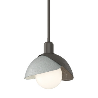 Brooklyn Brooklyn Double Shade Mini Pendant in Dark Smoke (39|181183-SKT-MULT-07-82)