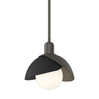 Brooklyn Brooklyn Double Shade Mini Pendant in Dark Smoke (39|181183-SKT-MULT-07-10)