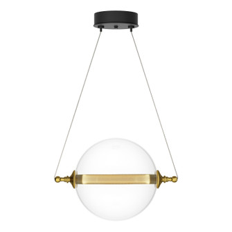 Otto Otto Sphere Low Voltage Mini Pendant in Black with Brass Accents (39|161305-SKT-STND-31-YT0517)