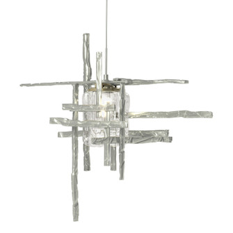 Tura Tura Seeded Glass Low Voltage Mini Pendant in Vintage Platinum (39|161184-SKT-STND-82-II0728)