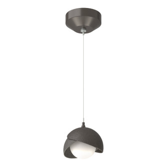 Brooklyn One Light Mini Pendant in Oil Rubbed Bronze (39|161183-SKT-STND-14-20-GG0711)