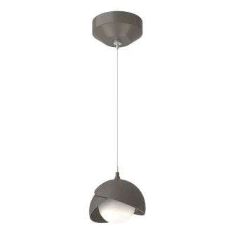 Brooklyn Brooklyn Double Shade Low Voltage Mini Pendant in Dark Smoke (39|161183-SKT-STND-07-20-GG0711)