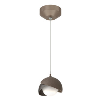 Brooklyn Brooklyn Double Shade Low Voltage Mini Pendant in Bronze (39|161183-SKT-STND-05-14-GG0711)