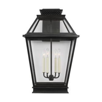 Falmouth Four Light Outdoor Wall Lantern in Dark Weathered Zinc (454|CO1044DWZ)