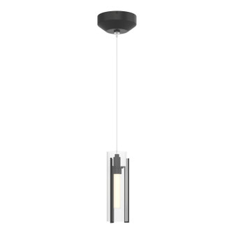 Exos Glass One Light Mini Pendant in Black (39|161180-SKT-STND-10-ZM0065)