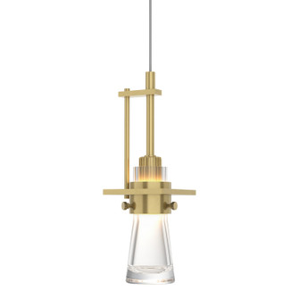 Erlenmeyer One Light Mini Pendant in Modern Brass (39|161060-SKT-STND-86-ZM0343)