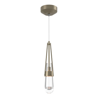 Link Link Clear Glass Low Voltage Mini Pendant in Soft Gold (39|161040-SKT-STND-84-ZM0434)