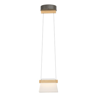 Cowbell LED Mini Pendant in Dark Smoke (39|151060-LED-STND-07-WD-YE0560)