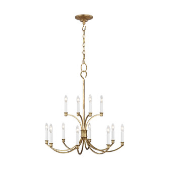 Westerly 12 Light Chandelier in Antique Gild (454|CC10612ADB)