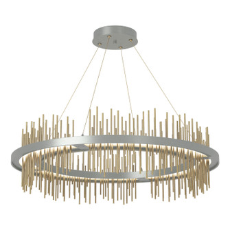 Gossamer Gossamer Circular LED Pendant in Vintage Platinum (39|139656-LED-STND-82-86)