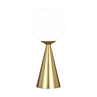 Galassia One Light Table Lamp in Burnished Brass (454|AET1021BBS1)