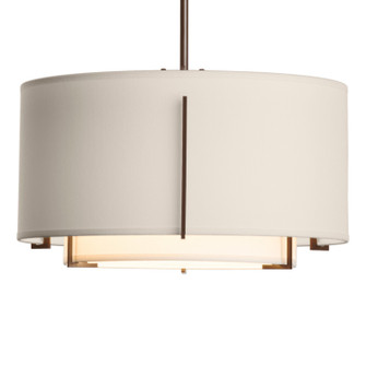 Exos Exos Small Double Shade Pendant in Bronze (39|139602-SKT-MULT-05-SF1099-SE1590)