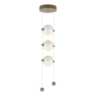 Abacus Abacus 3-Light LED Pendant in Soft Gold (39|139059-LED-STND-84-GG0668)