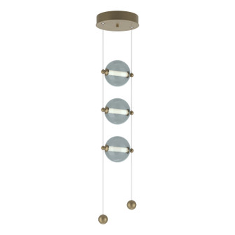 Abacus Abacus 3-Light LED Pendant in Soft Gold (39|139059-LED-STND-84-YL0668)