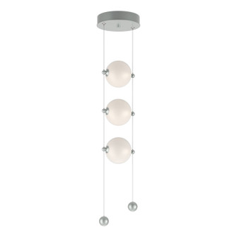 Abacus Abacus 3-Light LED Pendant in Vintage Platinum (39|139059-LED-STND-82-GG0668)