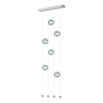 Abacus Abacus 6-Light Ceiling-to-Floor LED Pendant in Vintage Platinum (39|139055-LED-STND-82-YL0668)
