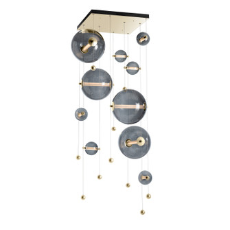 Abacus Abacus 10-Light Square LED Pendant in Modern Brass (39|139051-LED-STND-86-YL0694)