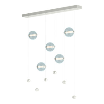 Abacus Abacus 5-Light LED Pendant in Sterling (39|139050-LED-STND-85-YL0668)