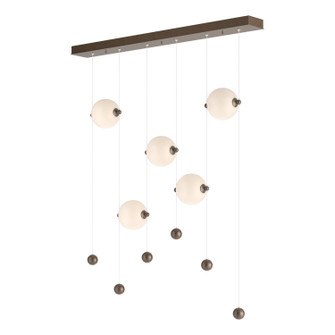 Abacus Abacus 5-Light LED Pendant in Bronze (39|139050-LED-STND-05-GG0668)