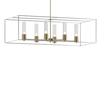 Portico Six Light Pendant in Soft Gold (39|138940-SKT-MULT-84-82-II0392)