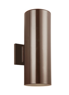 Outdoor Cylinders Two Light Outdoor Wall Lantern in Bronze (454|8313802EN3-10)
