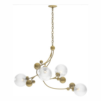 Sprig Four Light Pendant in Modern Brass (39|136420-SKT-86-LL0639)