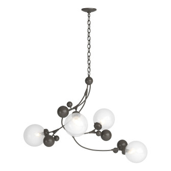 Sprig Four Light Pendant in Dark Smoke (39|136420-SKT-07-WF0639)