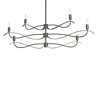 Willow Six Light Chandelier in Oil Rubbed Bronze (39|136350-SKT-MULT-14)