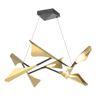Plume LED Pendant in Black (39|135007-LED-STND-10-86)