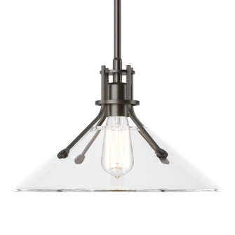 Henry Henry Medium Glass Shade Pendant in Oil Rubbed Bronze (39|134553-SKT-MULT-14-ZM0686)