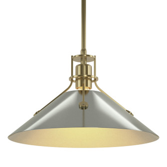 Henry Henry Medium Steel Shade Pendant in Modern Brass (39|134550-SKT-MULT-86-85)