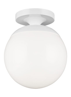 Leo - Hanging Globe One Light Wall / Ceiling Semi-Flush Mount in White (454|7518EN3-15)