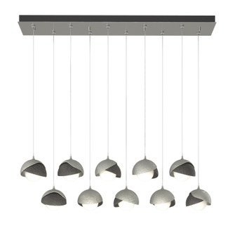 Brooklyn Brooklyn 10-Light Double Shade Pendant in Sterling (39|131205-SKT-STND-85-20-GG0711)